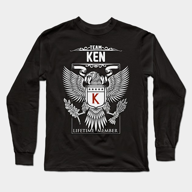 Team Ken Lifetime Member | Ken First Name, Ken Family Name, Ken Surname Long Sleeve T-Shirt by WiseCookoPTvo